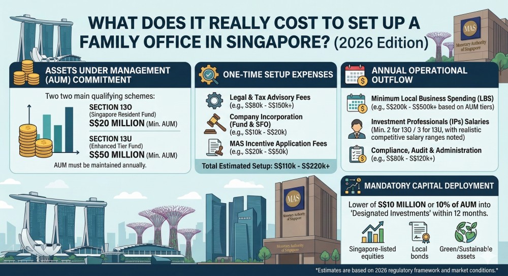 What Does It Really Cost to Set Up a Family Office in Singapore in 2026? The Complete Answer